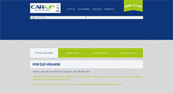 Desktop Screenshot of carup.com.uy