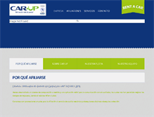 Tablet Screenshot of carup.com.uy